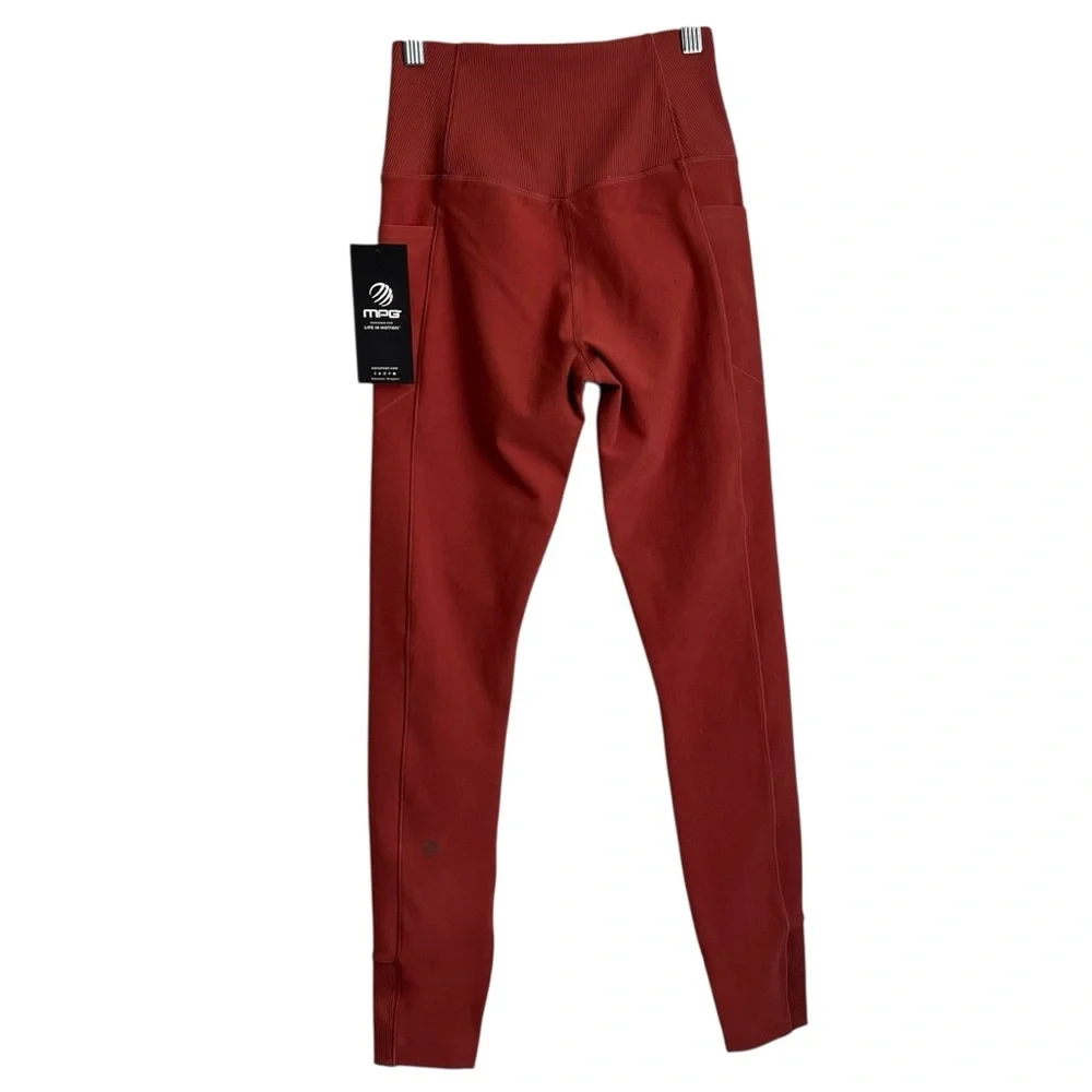 MPG High-Waisted Rust Colored XS 7/8 Length
Leggings Side Pockets NWT - Picture 2 of 7